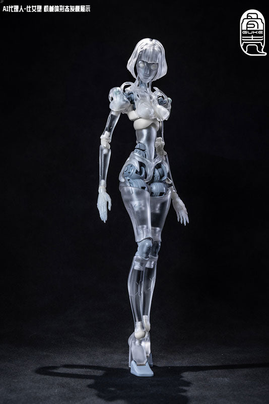 GK01FEC1 AI Agent Servant Type C1 Transparent Ver. 1/12 Action Figure Body JAPAN