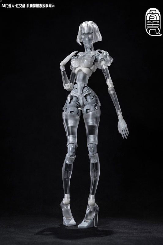 GK01FEC1 AI Agent Servant Type C1 Transparent Ver. 1/12 Action Figure Body JAPAN