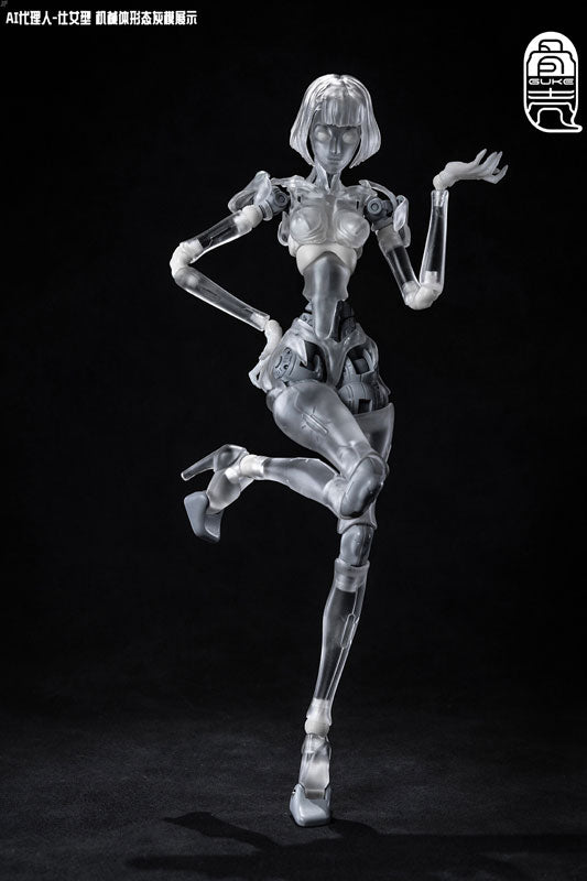 GK01FEC1 AI Agent Servant Type C1 Transparent Ver. 1/12 Action Figure Body JAPAN