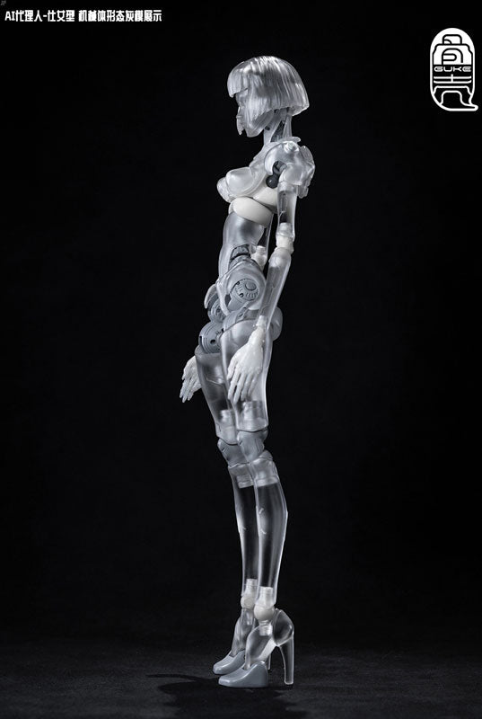 GK01FEC1 AI Agent Servant Type C1 Transparent Ver. 1/12 Action Figure Body JAPAN