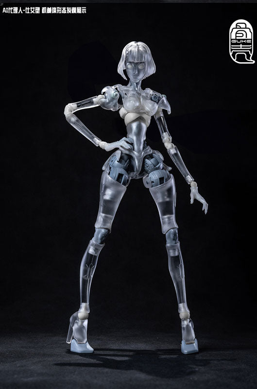 GK01FEC1 AI Agent Servant Type C1 Transparent Ver. 1/12 Action Figure Body JAPAN
