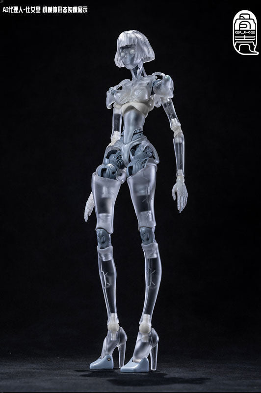 GK01FEC1 AI Agent Servant Type C1 Transparent Ver. 1/12 Action Figure Body JAPAN