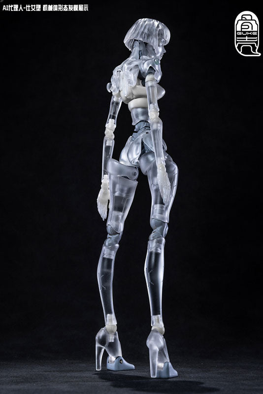 GK01FEC1 AI Agent Servant Type C1 Transparent Ver. 1/12 Action Figure Body JAPAN