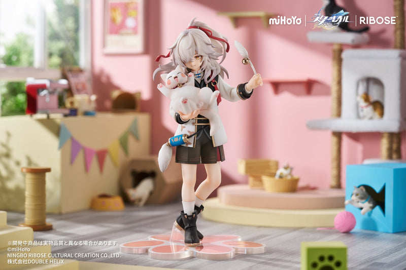 RIBOSE RISE UP+ Honkai Star Rail Chibi Cat Series Figura Jing Yuan Ver. Figura