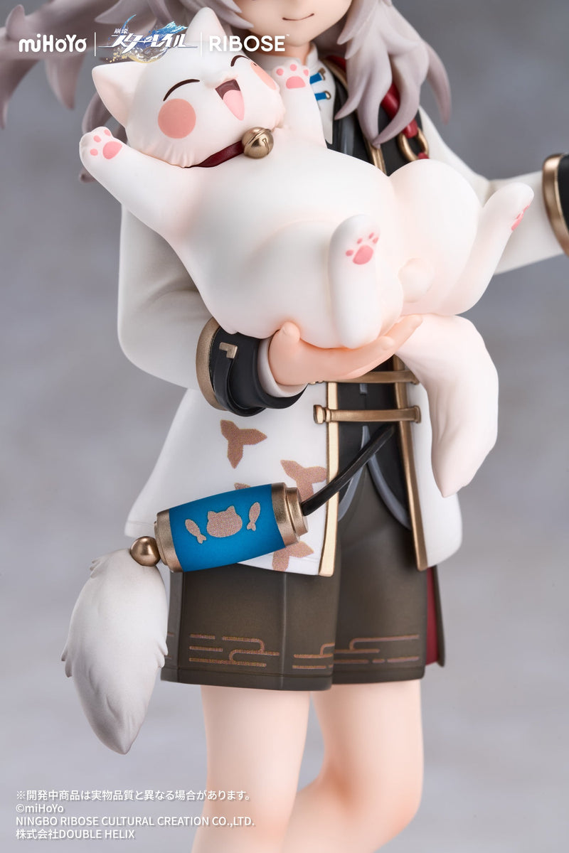 RIBOSE RISE UP+ Honkai Star Rail Chibi Cat Series Figura Jing Yuan Ver. Figura