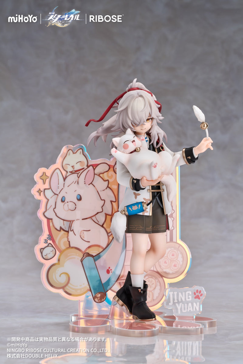RIBOSE RISE UP+ Honkai Star Rail Chibi Cat Series Figura Jing Yuan Ver. Figura