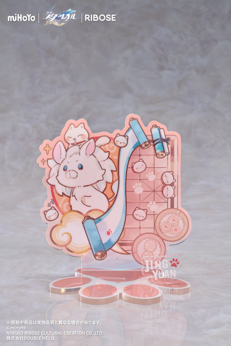 RIBOSE RISE UP+ Honkai Star Rail Chibi Cat Series Figura Jing Yuan Ver. Figura