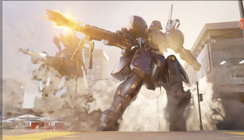 SHEIK MAINLAND Ultra Action Trooper Series ZA-11 ZYKLON Blue 1/144 Model Kit