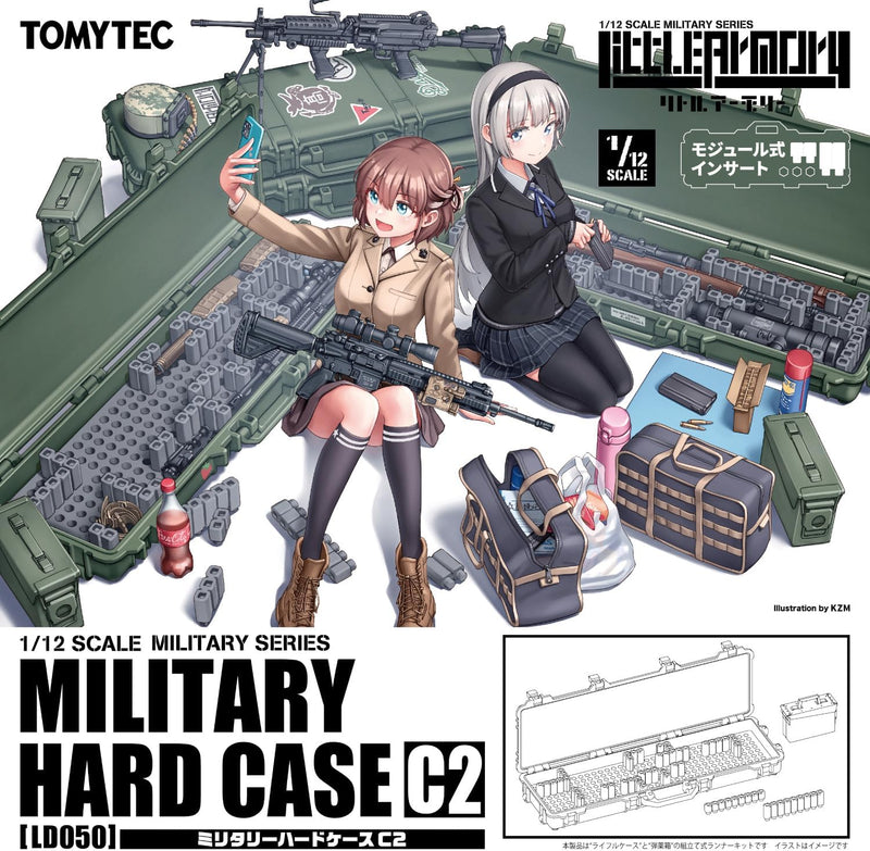 Tomytec LittleArmory LD050 Military Hard Case C2 1/12 Model Kit JAPAN OFFICIAL