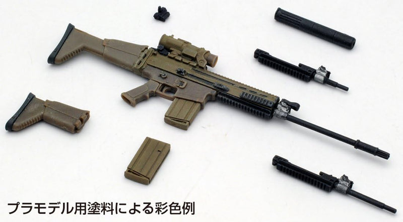 Kit modelo Tomytec LittleArmory LA003 SCAR-H tipo 1/12 JAPÃO OFICIAL