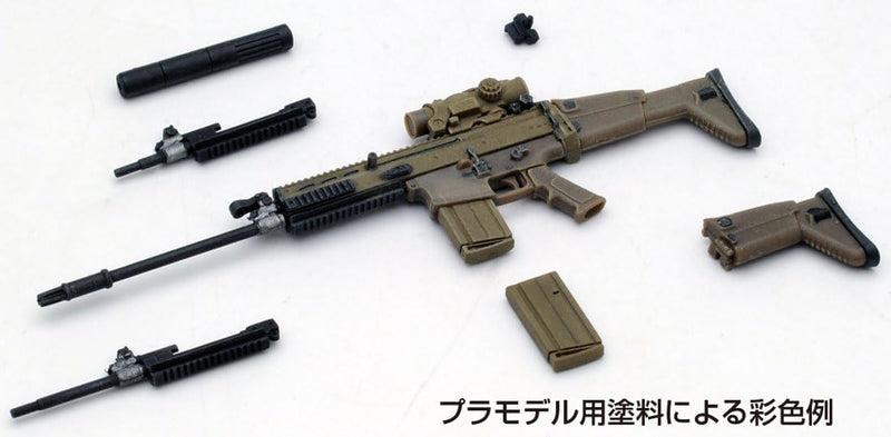 Kit modelo Tomytec LittleArmory LA003 SCAR-H tipo 1/12 JAPÃO OFICIAL