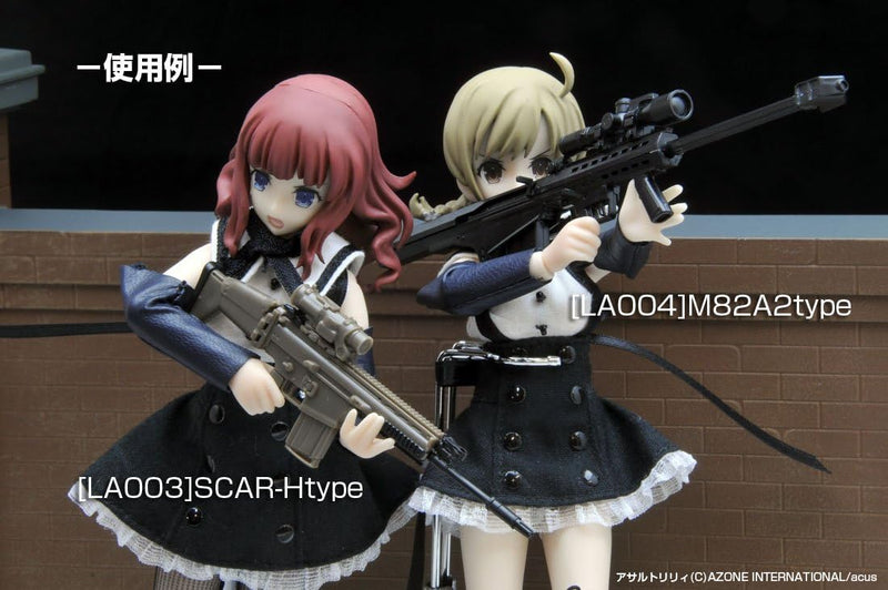 Kit modelo Tomytec LittleArmory LA003 SCAR-H tipo 1/12 JAPÃO OFICIAL