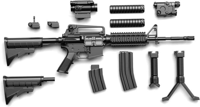 Tomytec LittleArmory LA050 M4A1 Typ 2.0 1/12 Modellbausatz JAPAN OFFIZIELL