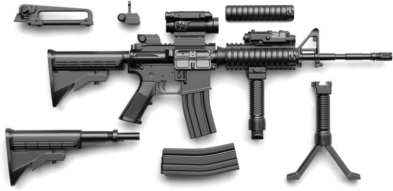 Tomytec LittleArmory LA050 M4A1 Typ 2.0 1/12 Modellbausatz JAPAN OFFIZIELL