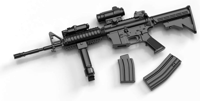 Tomytec LittleArmory LA050 M4A1 Typ 2.0 1/12 Modellbausatz JAPAN OFFIZIELL