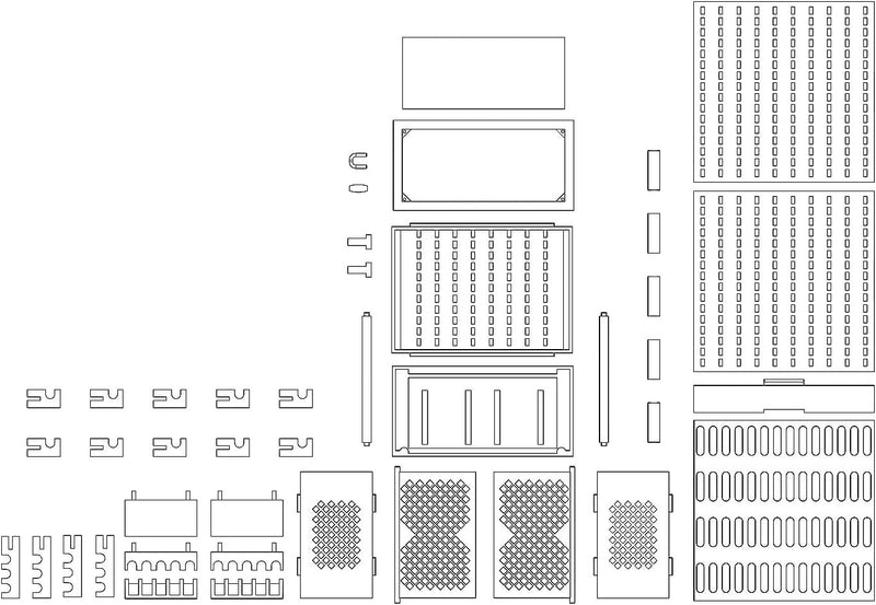 Tomytec LittleArmory LD002 Gun Rack A 1/12 Model Kit JAPAN OFFICIAL