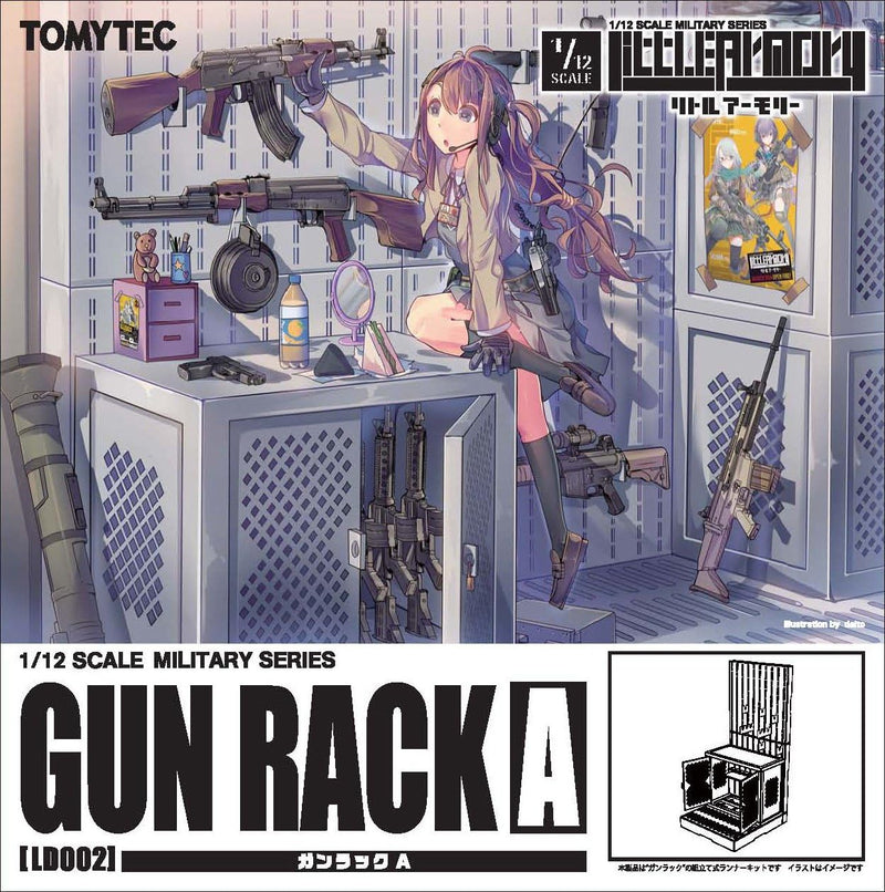 Tomytec LittleArmory LD002 Gun Rack A 1/12 Model Kit JAPAN OFFICIAL