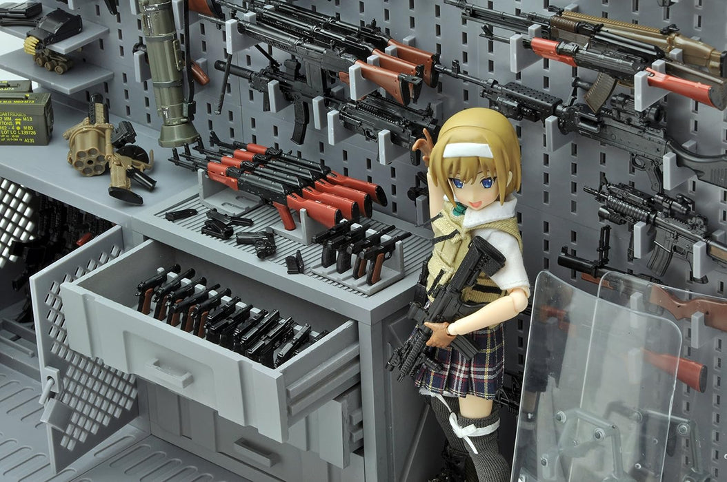 Tomytec LittleArmory LD006 Gun Rack B 1/12 Model Kit JAPAN OFFICIAL ...