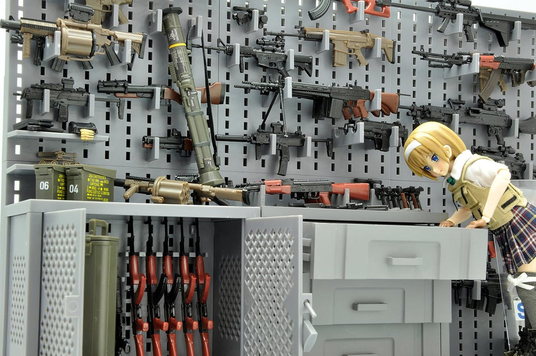 Tomytec LittleArmory LD006 Gun Rack B 1/12 Model Kit JAPAN OFFICIAL ...