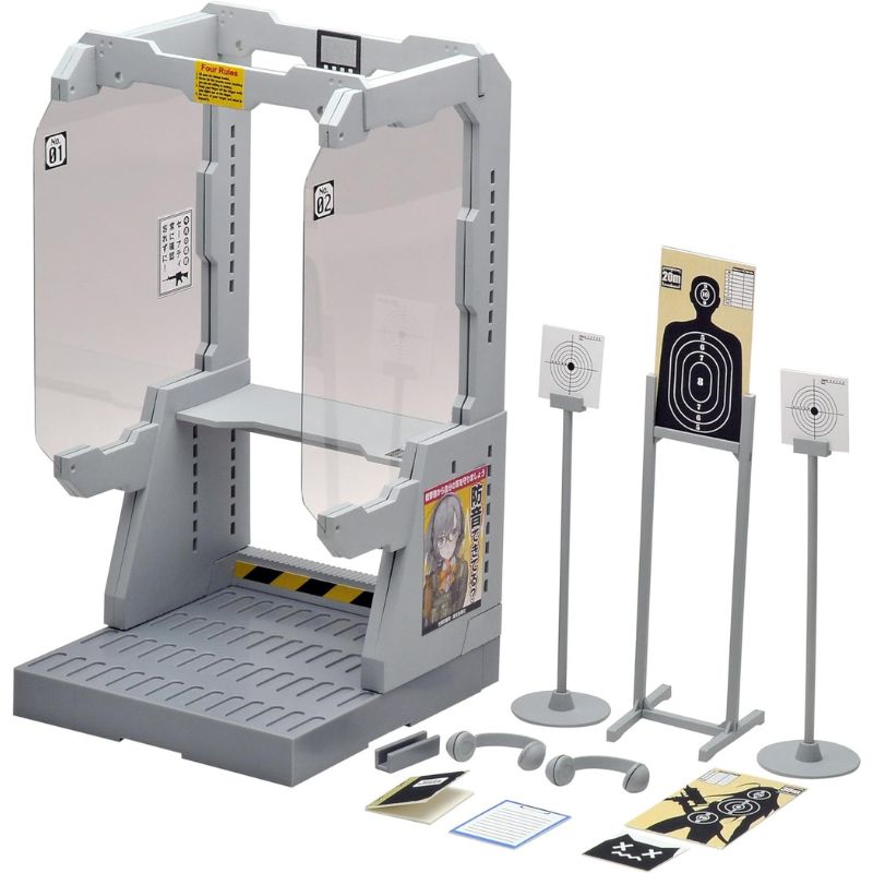 Tomytec LittleArmory LD010 Shooting Range A 1/12 Model Kit JAPAN OFFICIAL