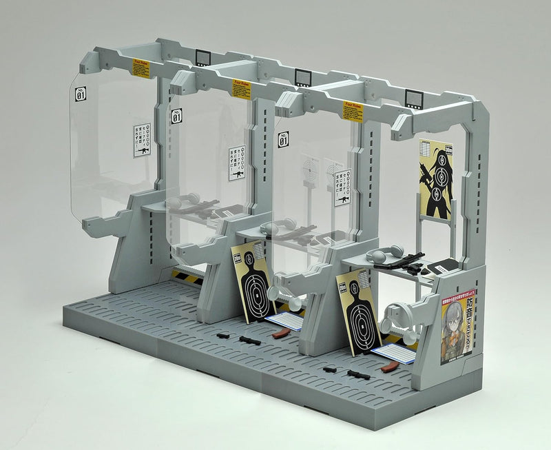 Tomytec LittleArmory LD010 Shooting Range A 1/12 Model Kit JAPAN OFFICIAL