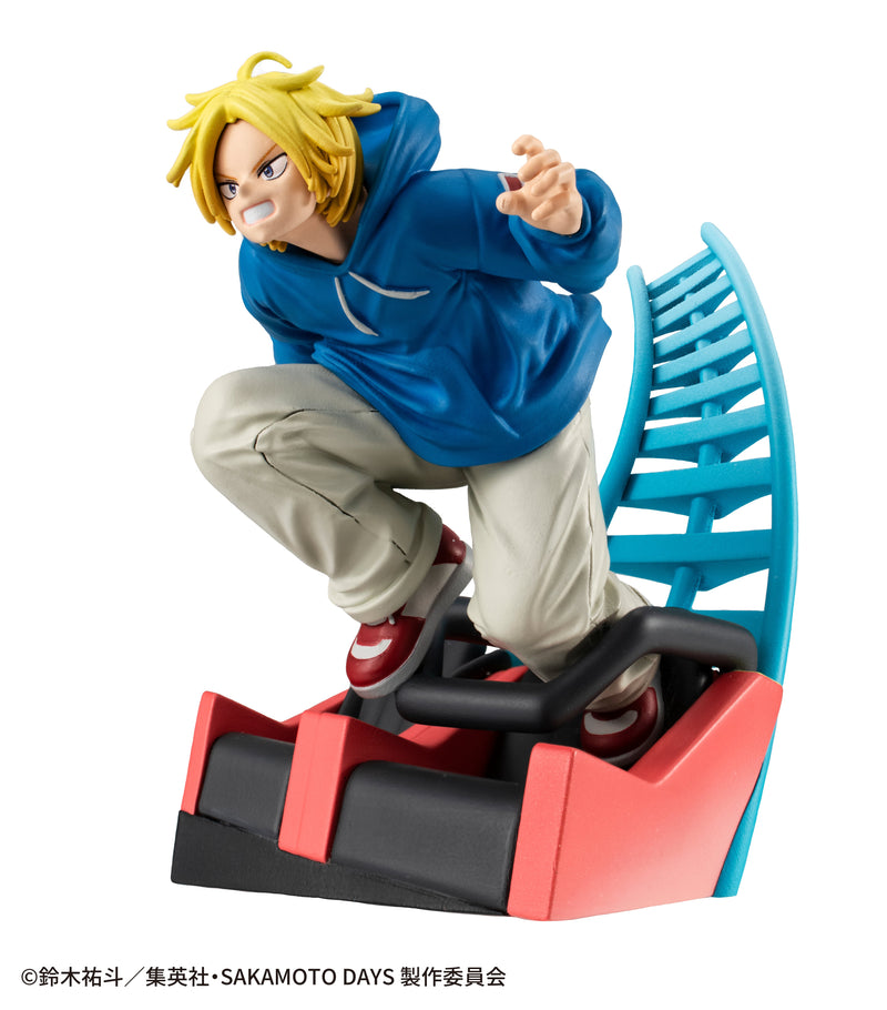 MegaHouse Puchirama Series SAKAMOTO DAYS Cut Out Scenes 4Pack BOX Figure JAPAN