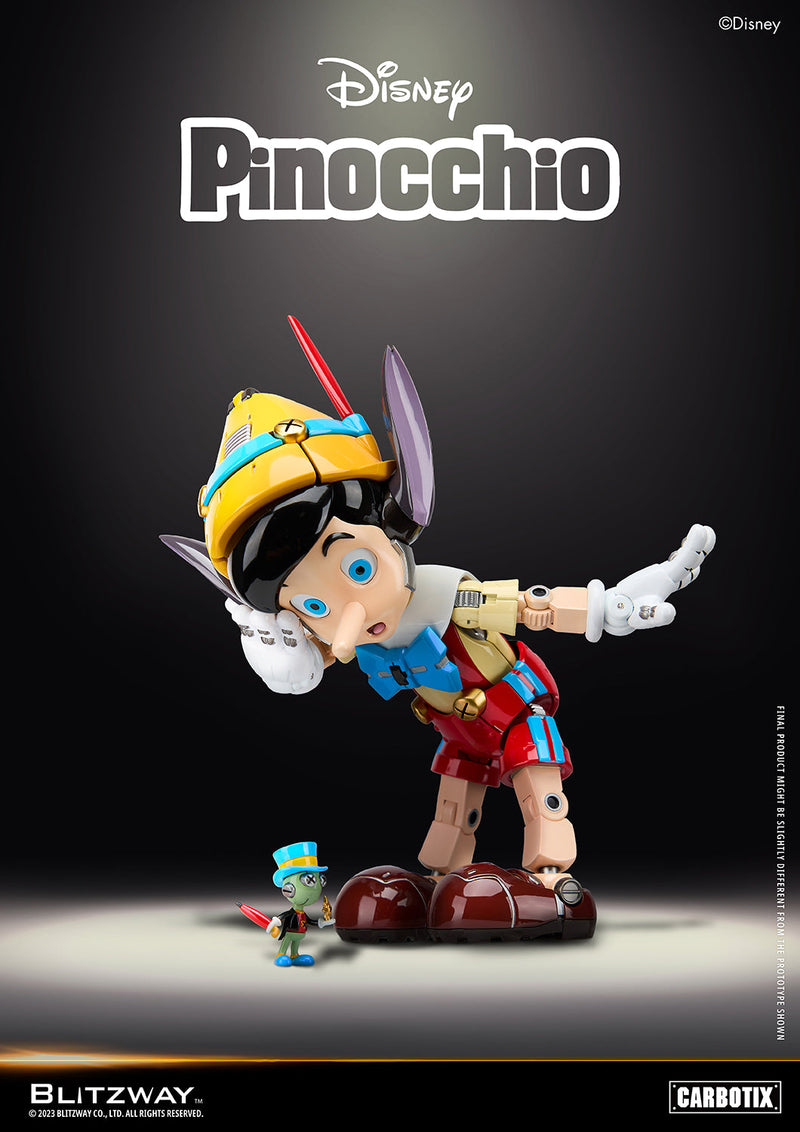 Blitzway CARBOTIX Disney Pinocchio Action Figure JAPAN OFFICIAL