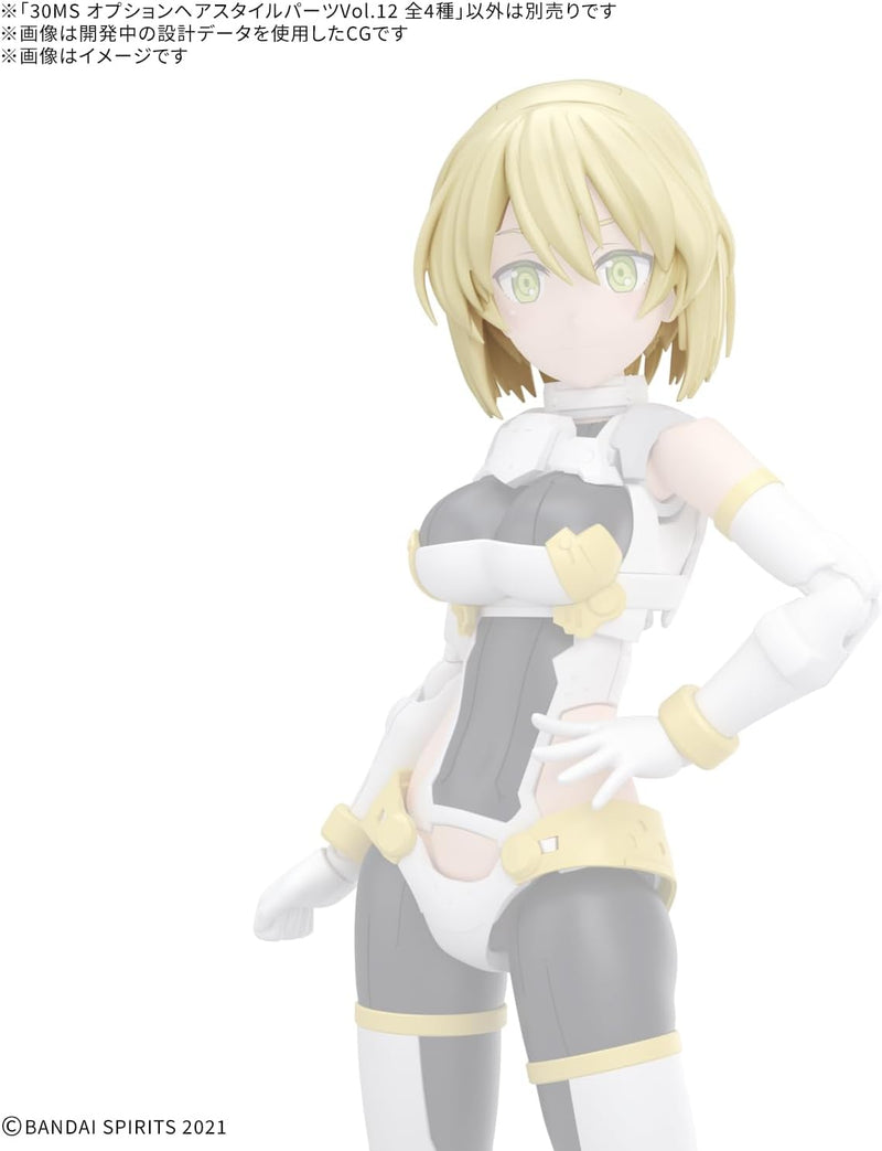 BANDAI 30MS Option Hairstyle Parts 12 Complete Set Model Kit JAPAN OFFICIAL