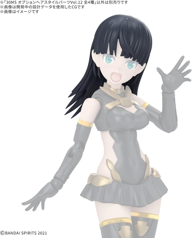 BANDAI 30MS Option Hairstyle Parts 12 Complete Set Model Kit JAPAN OFFICIAL