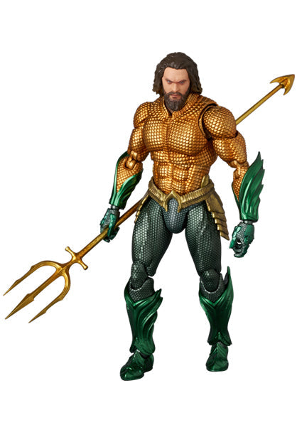 MAFEX No.267 MAFEX Aquaman Gold & Green Suit Aquaman and The Lost Kingdom Figure