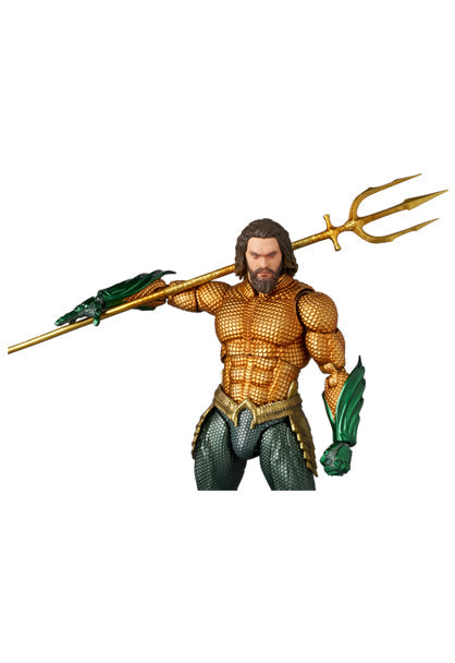 MAFEX No.267 MAFEX Aquaman Gold & Green Suit Aquaman and The Lost Kingdom Figure