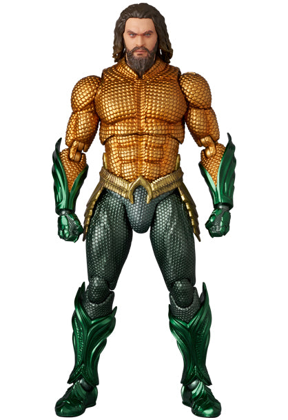 MAFEX No.267 MAFEX Aquaman Gold & Green Suit Aquaman and The Lost Kingdom Figure
