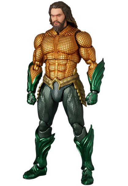 MAFEX No.267 MAFEX Aquaman Gold & Green Suit Aquaman and The Lost Kingdom Figure