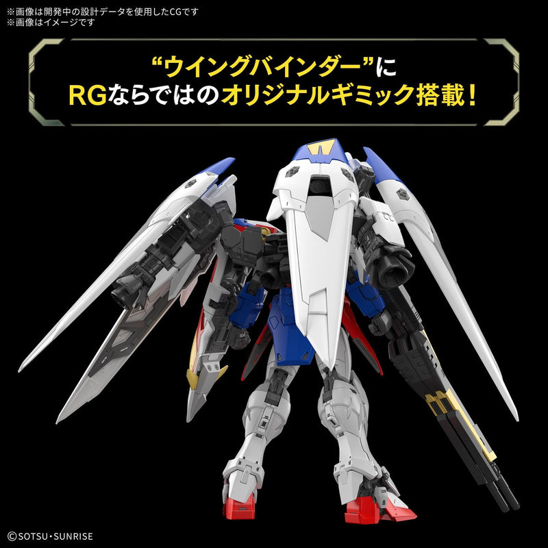 BANDAI RG Gundam W Wing Gundam Zero 1/144 Modelo Kit OFICIAL DE JAPÓN