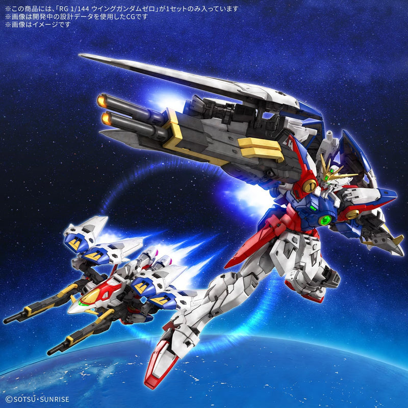 BANDAI RG Gundam W Wing Gundam Zero 1/144 Modelo Kit OFICIAL DE JAPÓN