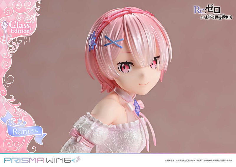 PRISMA WING Re:ZERO Começando a vida em outro mundo Ram Glass Edition 1/7 Figura