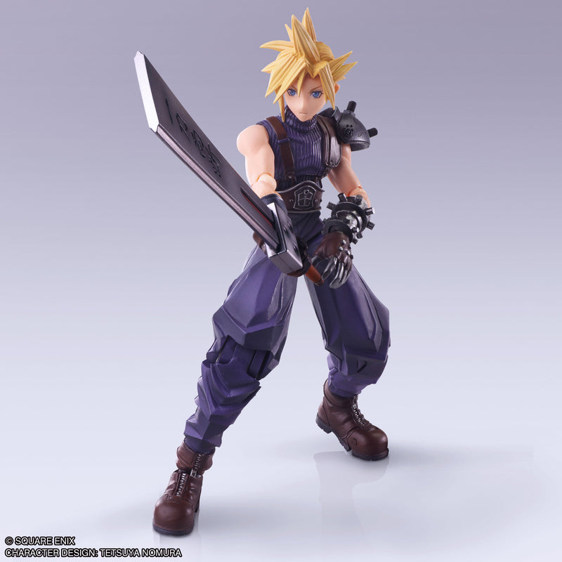 Final Fantasy VII BRING ARTS Cloud Strife Hardedge Ver. Actionfigur JAPAN