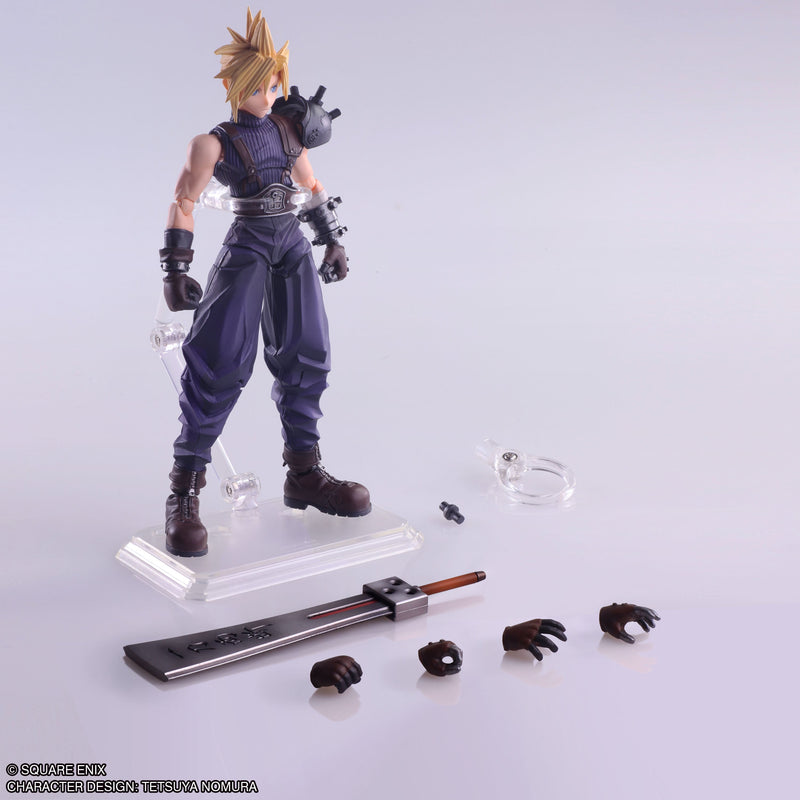 Final Fantasy VII BRING ARTS Cloud Strife Hardedge Ver. Actionfigur JAPAN