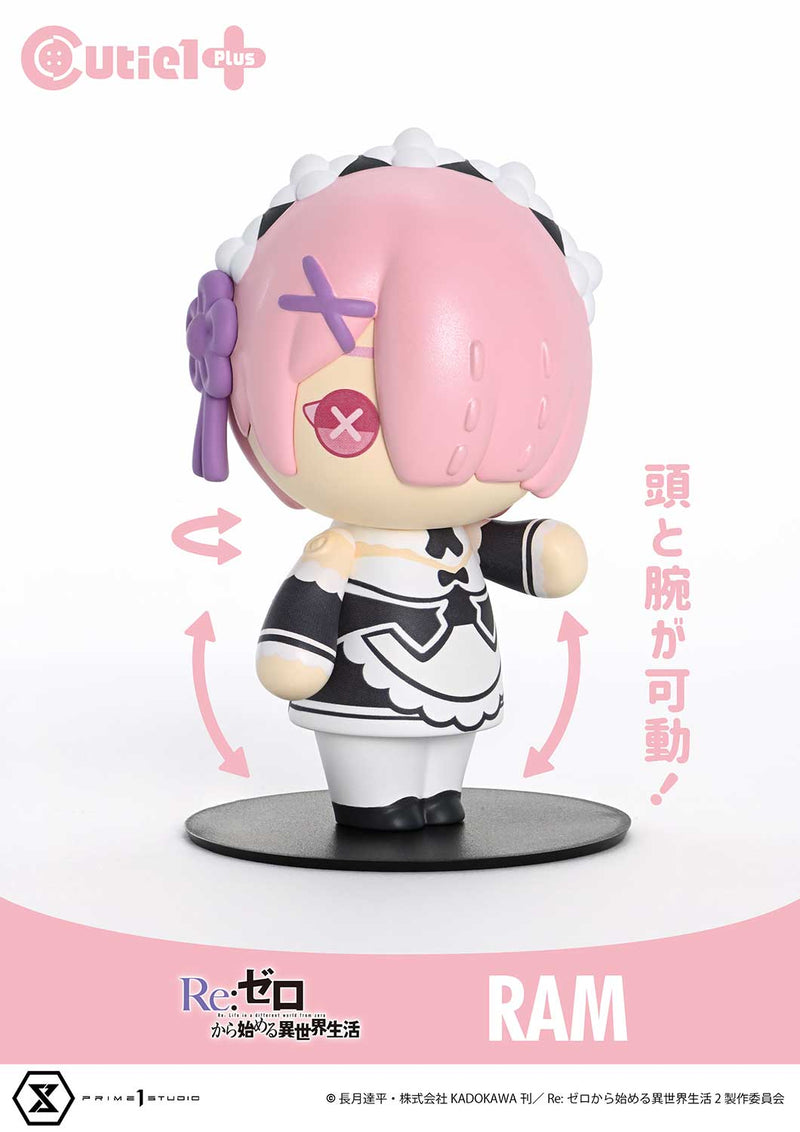 Cutie 1 Plus Re:ZERO Starting Life in Another World Figura Ram OFICIAL DE JAPÓN