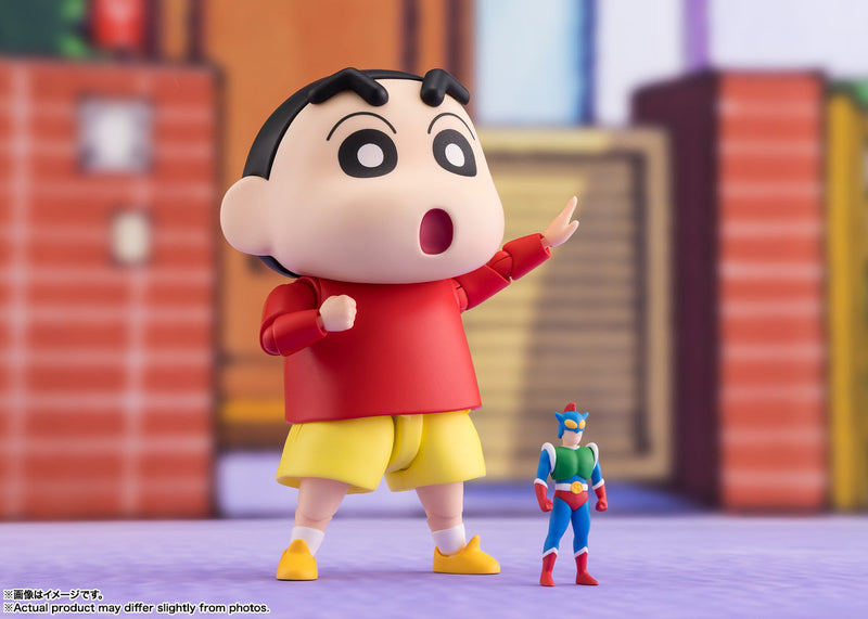 BANDAI S.H.Figuarts Crayon Shin-chan Shinnosuke Nohara Action Figure JAPON
