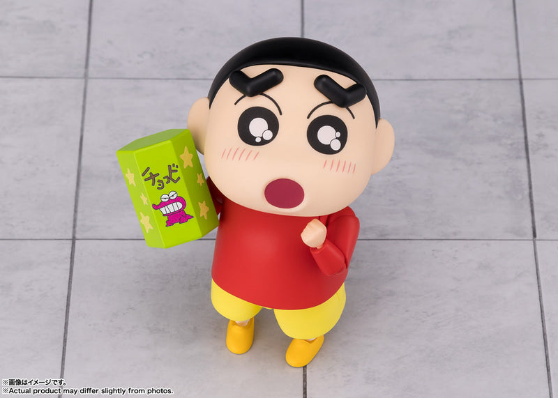 BANDAI S.H.Figuarts Crayon Shin-chan Shinnosuke Nohara Action Figure JAPON