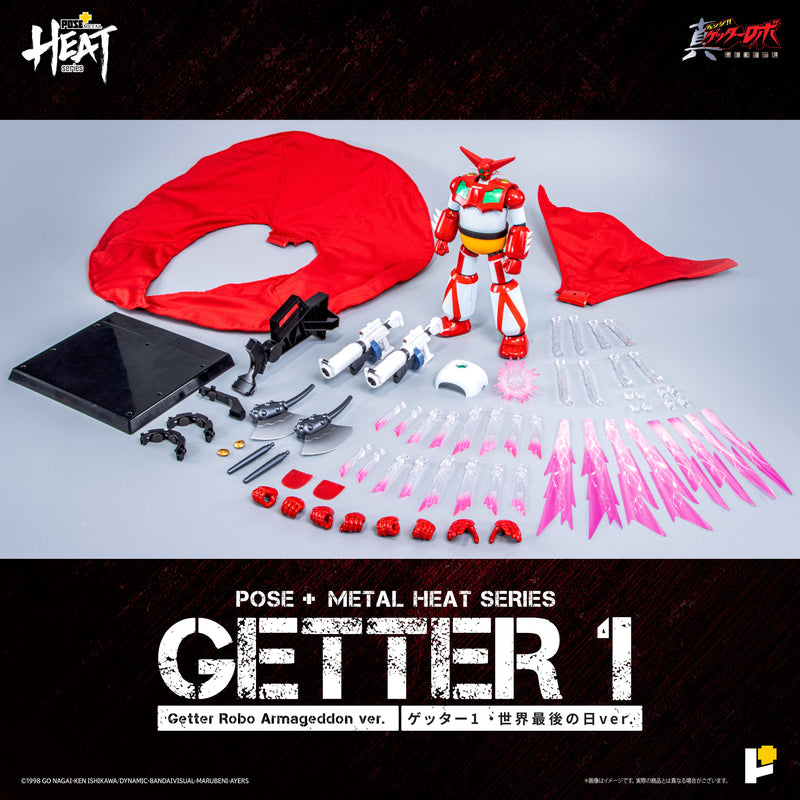 POSE + METAL HEAT Getter Robo Armageddon Getter 1 Armageddon Ver. Action Figure