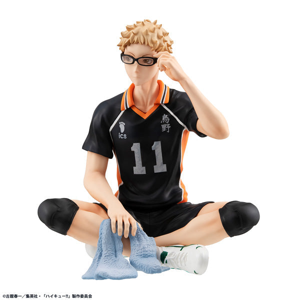 MegaHouse G.E.M Serie Haikyuu!! Kei Tsukishima Figura in formato palmo UFFICIALE GIAPPONE