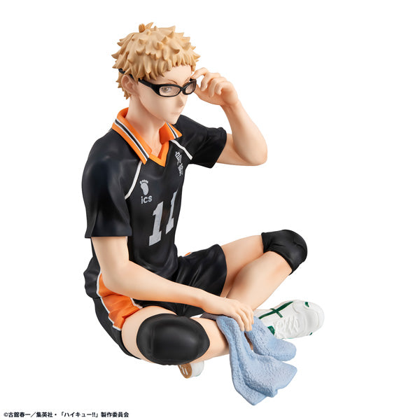 MegaHouse G.E.M Serie Haikyuu!! Kei Tsukishima Figura in formato palmo UFFICIALE GIAPPONE