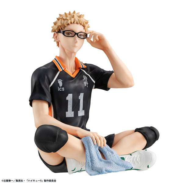 MegaHouse G.E.M Serie Haikyuu!! Kei Tsukishima Figura in formato palmo UFFICIALE GIAPPONE
