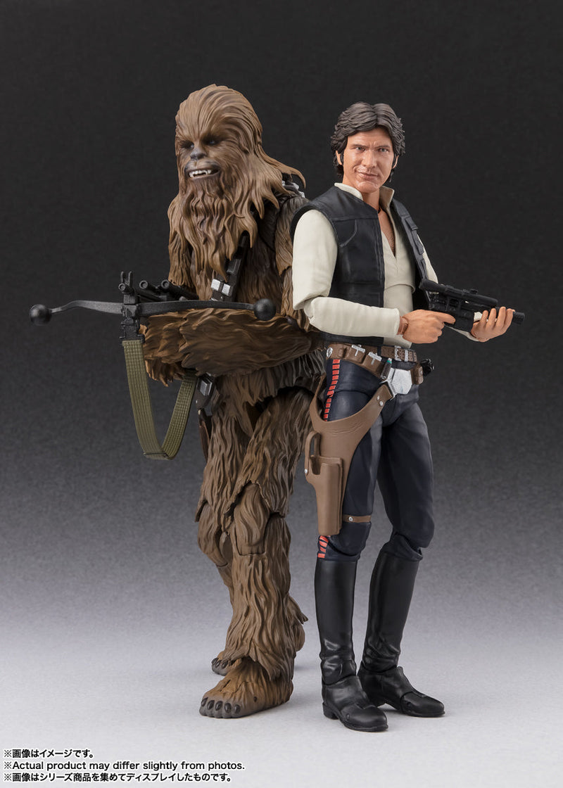 BANDAI S.H.Figuarts Star Wars Una nuova speranza Chewbecca Classic Ver. Figura d'azione