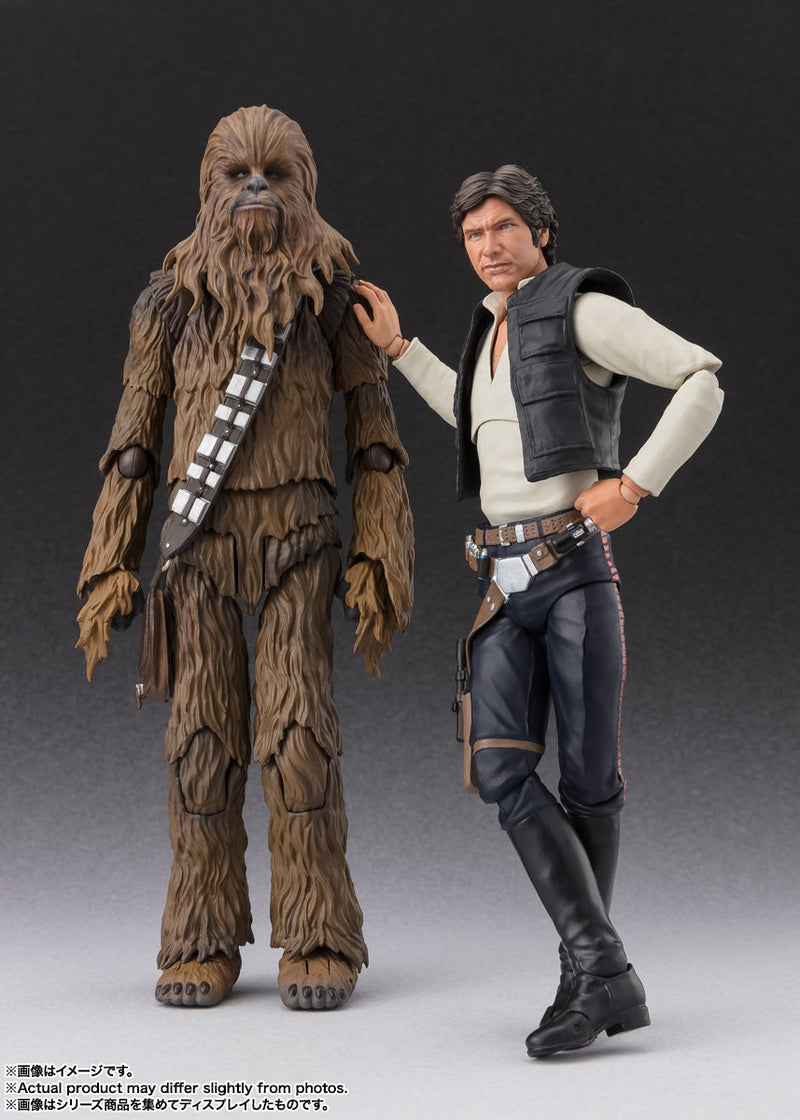 BANDAI S.H.Figuarts Star Wars Una nuova speranza Chewbecca Classic Ver. Figura d'azione