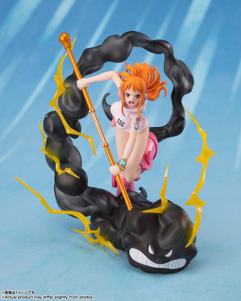 BANDAI Figuarts ZERO Chougekisen ONE PIECE Nami Raitei Figure JAPON OFFICIEL