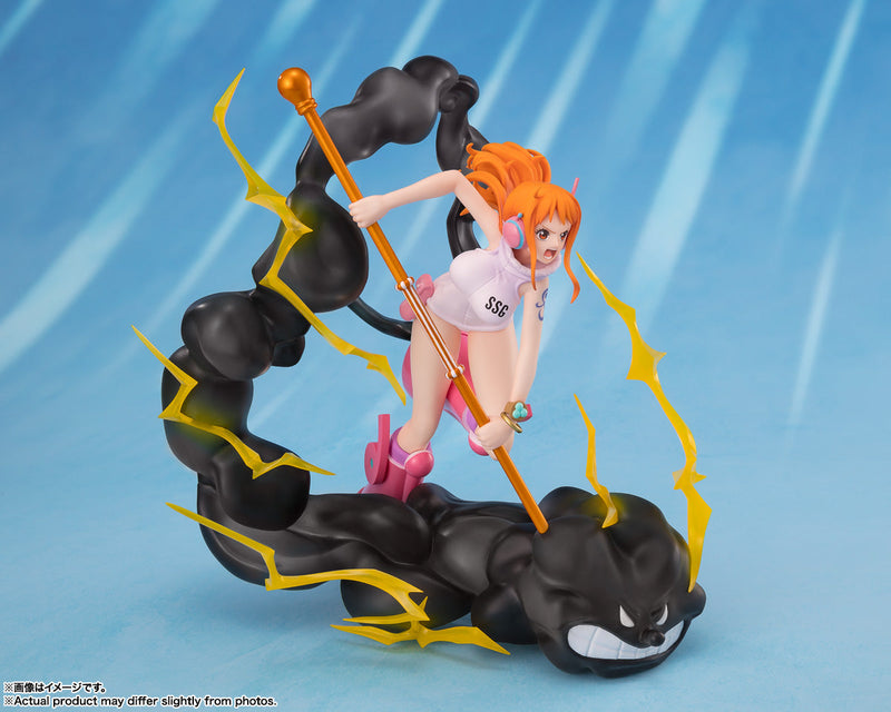 BANDAI Figuarts ZERO Chougekisen ONE PIECE Nami Raitei Figure JAPON OFFICIEL