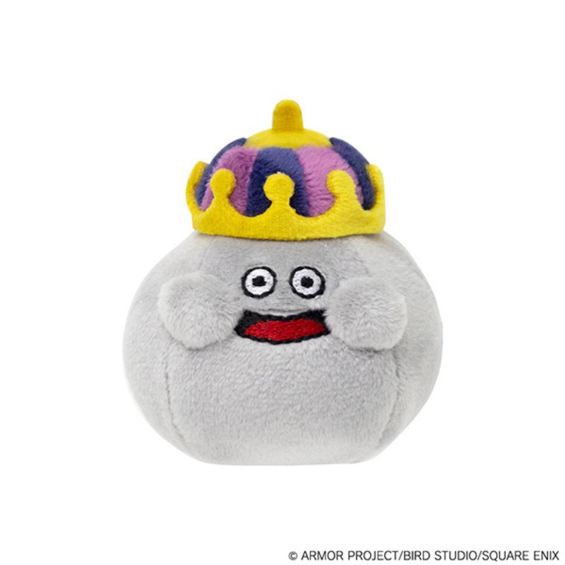 Square Enix Smile Slime Let's Squeeze! Dragon Quest Metal King Plush JAPAN